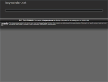 Tablet Screenshot of keyworder.net